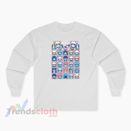 Sailor Moon Fighter Funny Long Sleeve T-Shirt