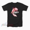 Axolotl Fish Playing Video Game - Axolotl Lizard Gamers T-Shirt