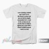 Bang Energy I Am A Clinically Insane And I Want To Kill T-Shirt