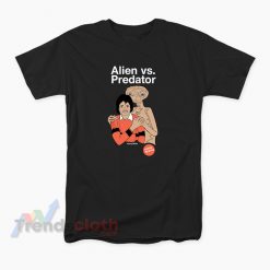 Skate Mental Alien Vs Predator Et And Michael Jackson T-Shirt