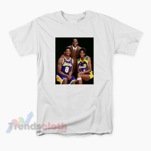 LA Legends Magic Johnson Kobe Bryant And Lisa Leslie T-Shirt