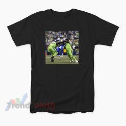 Aaron Donald's Los Angeles Rams Are Blocked By Two-player Seattle Seahawks T-Shirt