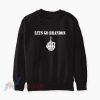 Lets Go Brandon With Skull Middle Finger Sweatshirt