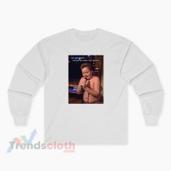 Can I Get A Kiss Gibby Singing Meme Long Sleeve T-Shirt