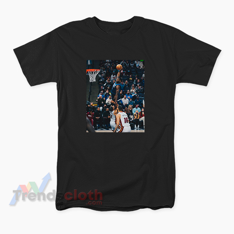 Minnesota Timberwolves Anthony Edwards Dunk T-Shirt