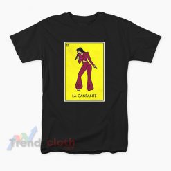 La Cantante Selena Loteria Bingo Card T-Shirt