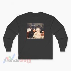 Vintage Photo of Betty White And Eazy E Long Sleeve T-Shirt