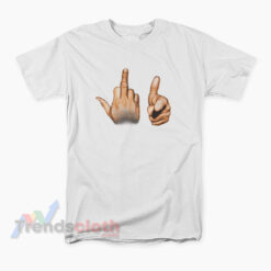Asap Rocky’s Hands Symbol Fuck You T-Shirt
