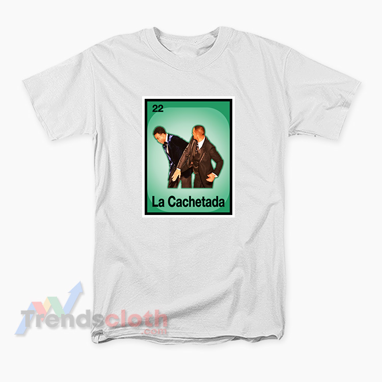 Will Smith Chris Rock La Cachetada Loteria Card T-Shirt
