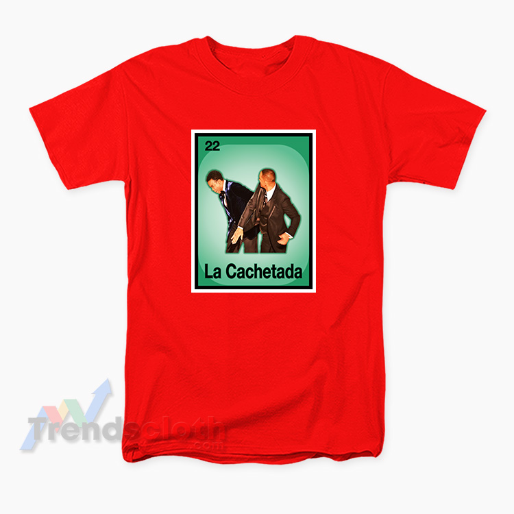 Will Smith Chris Rock La Cachetada Loteria Card T-Shirt