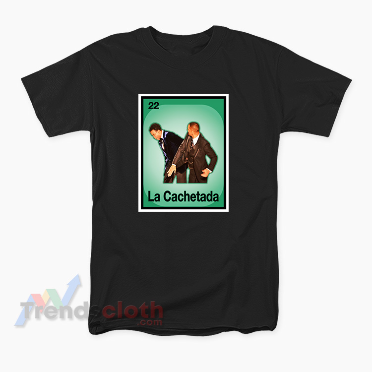 Will Smith Chris Rock La Cachetada Loteria Card T-Shirt