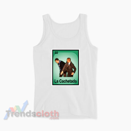 Will Smith Chris Rock La Cachetada Loteria Card Tank Top