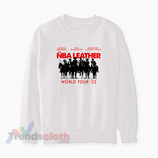 Action And Earl NBA Leather World Tour 2022 Sweatshirt