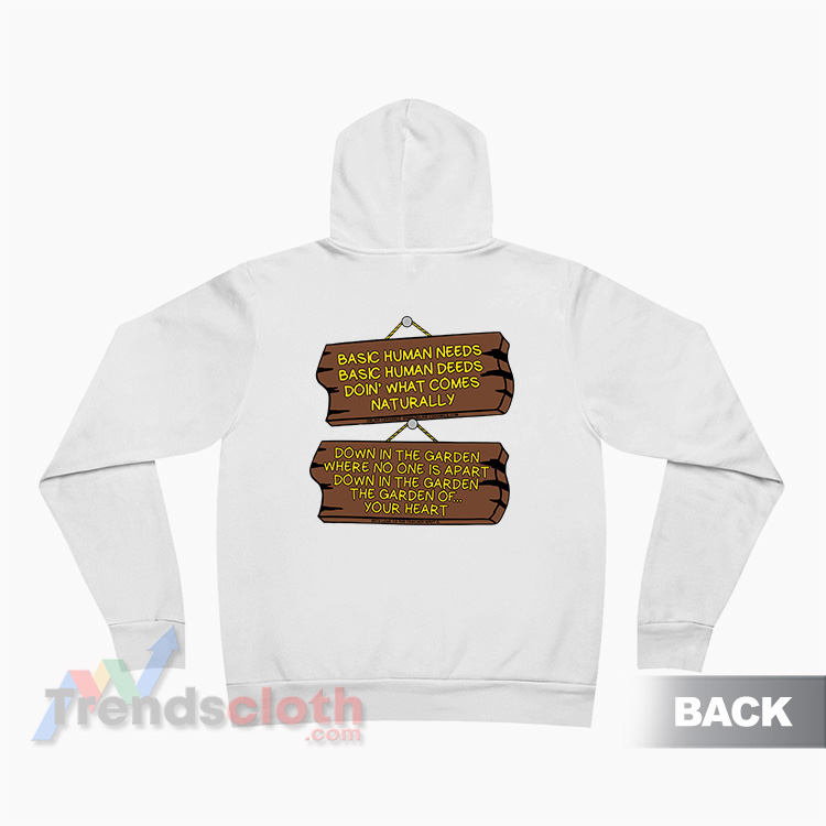 I Love Gardening From My Head Peas And Love Hoodie