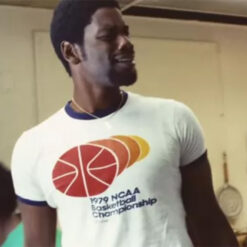 Magic Johnson 1979 NCAA Basketball Championship Ringer T-Shirt