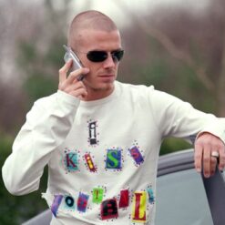 David Beckham I Kiss Football Sweatshirt