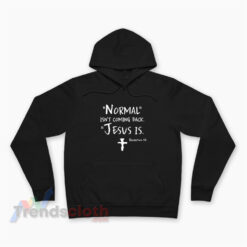 Normal Isn’t Coming Back Jesus Is Revelation 14 Hoodie