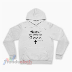 Normal Isn’t Coming Back Jesus Is Revelation 14 Hoodie