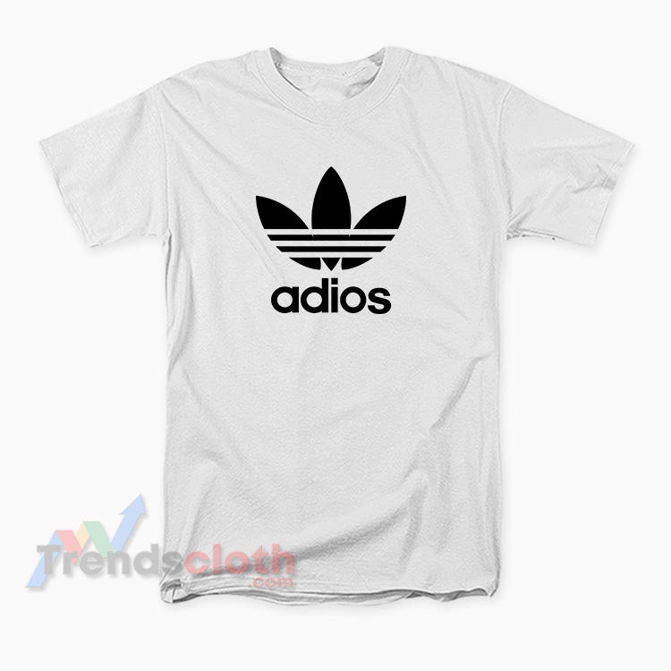 Adios Logo Parody Meme T-Shirt For Women Or Men - trendscloth