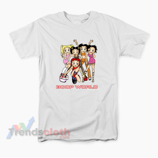 Betty Boop Spice Girls Boop World Parody T-Shirt