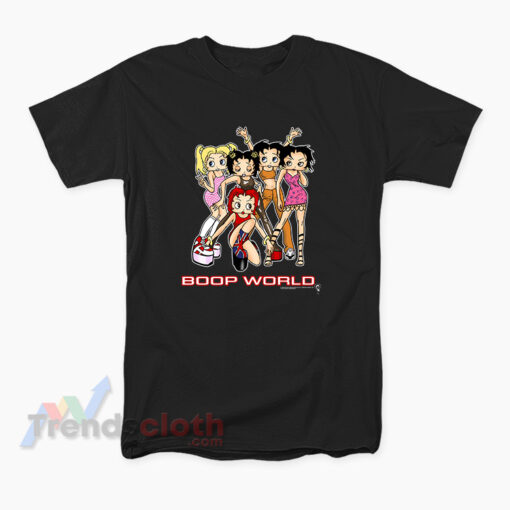 Betty Boop Spice Girls Boop World Parody T-Shirt
