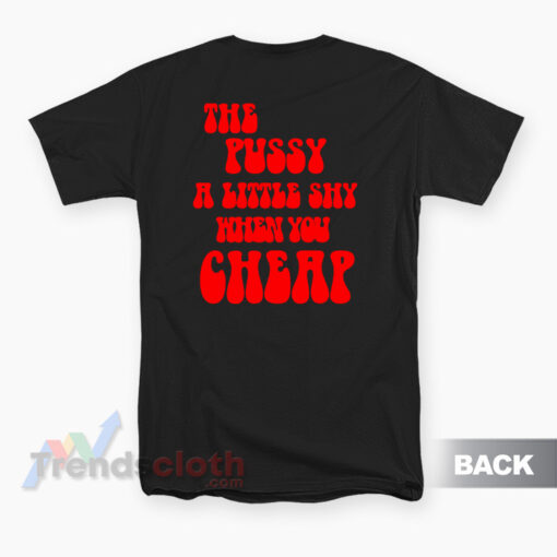 The Pussy Little Shy When You Cheap T-Shirt