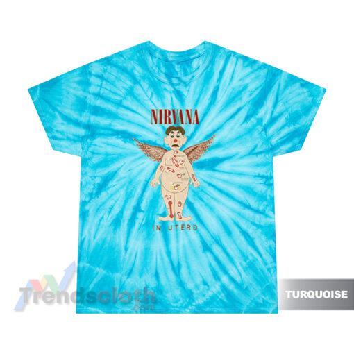 Operation Game Man Nirvana In Utero Tie Dye T-Shirt