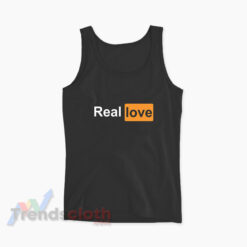 Real Love Pornhub Logo Parody Tank Top