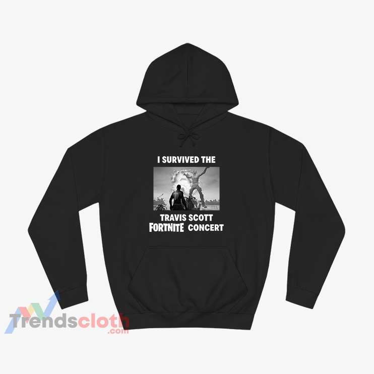 I Survived The Travis Scott Fortnite Concert Hoodie