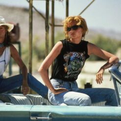 Vintage 1991 Thelma And Louise Skull Drivin' My Life Away T-Shirt
