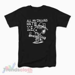 All My Dawgs Hate Ice Kevin Ku T-Shirt