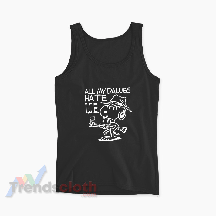 All My Dawgs Hate Ice Kevin Ku Tank Top