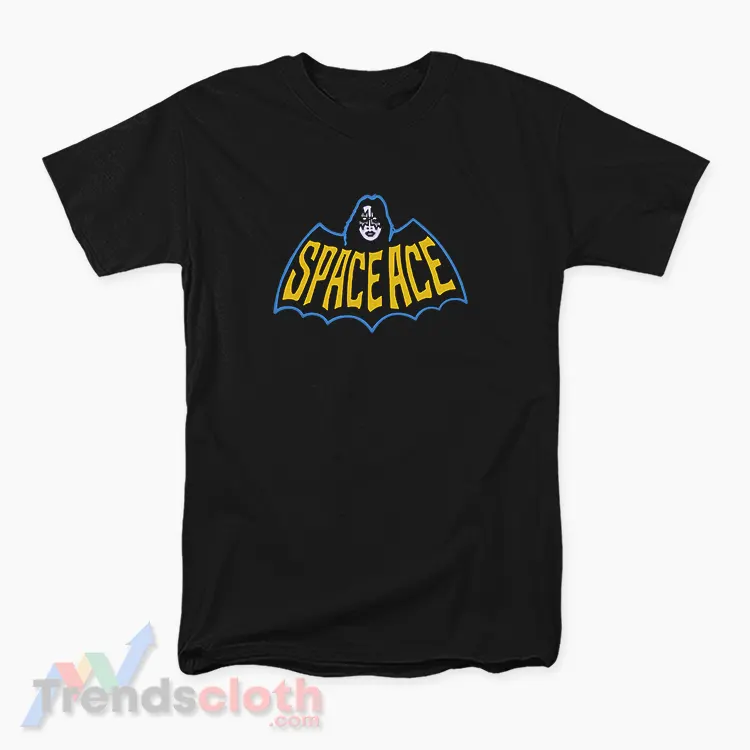 Kiss Ace Frehley Batman Space Ace T-Shirt